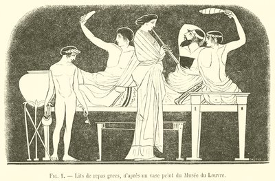 Lits de repas grecs - French School