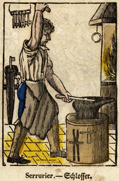 Serrurier; Série sur les métiers, image d