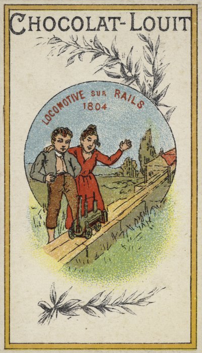 Locomotive sur rails, 1804 - French School