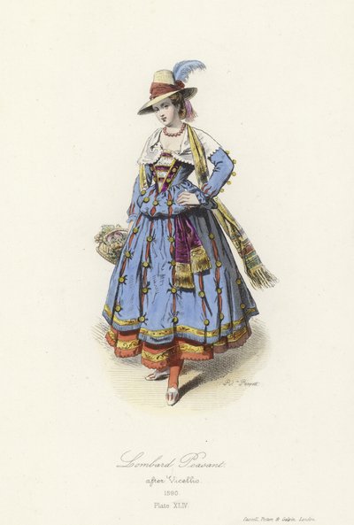 Paysanne lombarde - French School