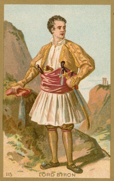Lord Byron, poète anglais - French School