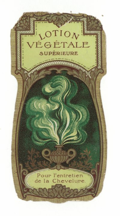 Étiquette Lotion Végétale Supérieure - French School