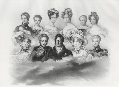 Louis-Philippe Ier et sa famille en 1830 - French School