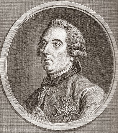 Louis César de La Baume Le Blanc, duc de Vaujours, duc de La Vallière, 1708-1780. Noble français, bibliophile et militaire. De 