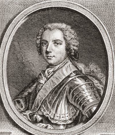 Louis, Dauphin de France, 1729-1765. Seul fils survivant du roi Louis XV. De Les Heures Libres publié en 1908. - French School