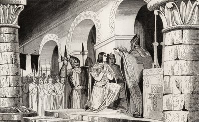 Louis III (863-82) et Carloman (865-84) couronnés ensemble, de 