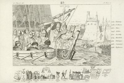 Louis IX de France menant l