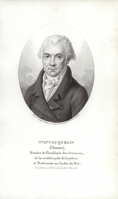 Louis Nicolas Vauquelin - French School