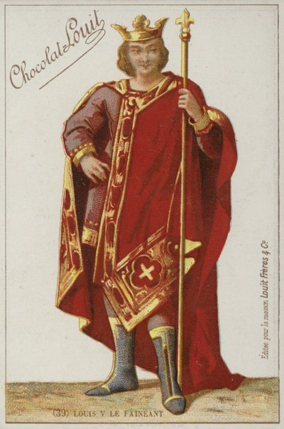 Louis V le Fainéant - French School