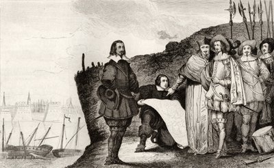 Louis XIII (1602-43) au siège de La Rochelle en octobre 1628, de 