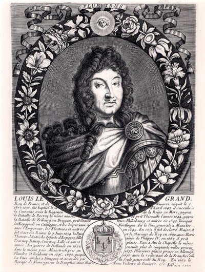 Louis XIV (1638-1715) Roi de France, vers 1680 - French School