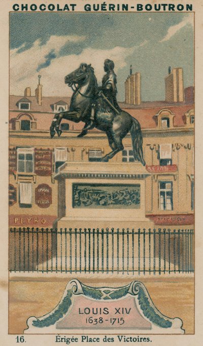Louis XIV, 1638-1715, Érigée Place des Victoires - French School