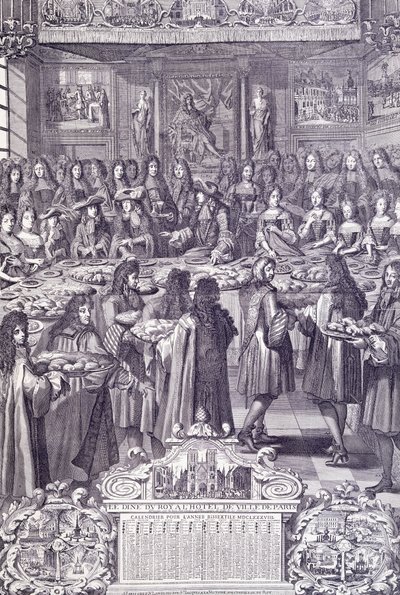 Louis XIV, amour et délice de son peuple, gravure de l