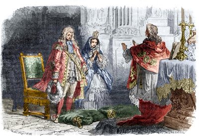 Louis XIV épouse Françoise d