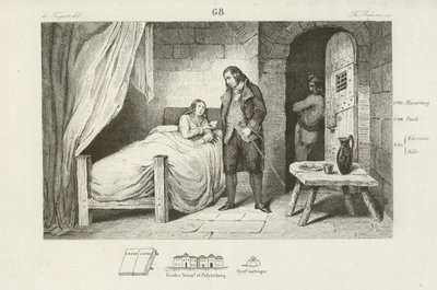 Louis XVII de France, malade et emprisonné, vers 1795 - French School