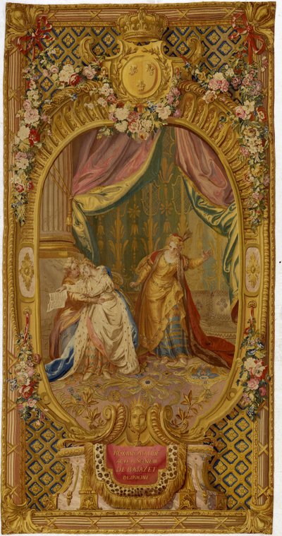 Tapisserie des Gobelins de Louis XV de la série "Scènes d