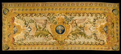 Mobilier Louis XV : tapis de la tribune de la chapelle royale de Versailles. Réalisé par la manufacture de Chaillot. 1759 Versailles, musée du château - French School