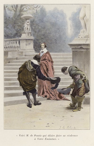 Louis de Pontis est présenté au cardinal Richelieu, XVIIe siècle - French School