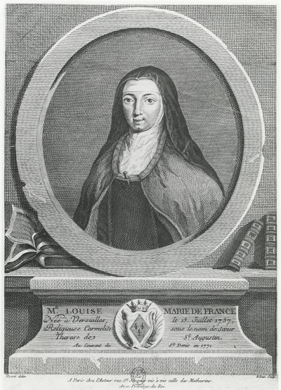Louise-Marie de France (gravure) - French School