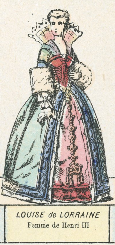 Louise de Lorraine, Femme de Henri III - French School