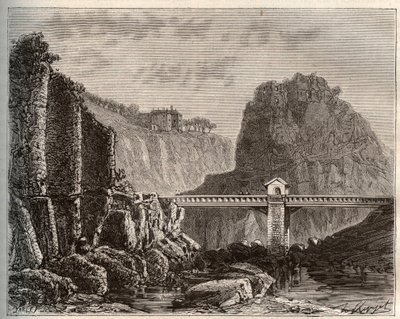 Lozère : rochers de Sainte-Madeleine - French School