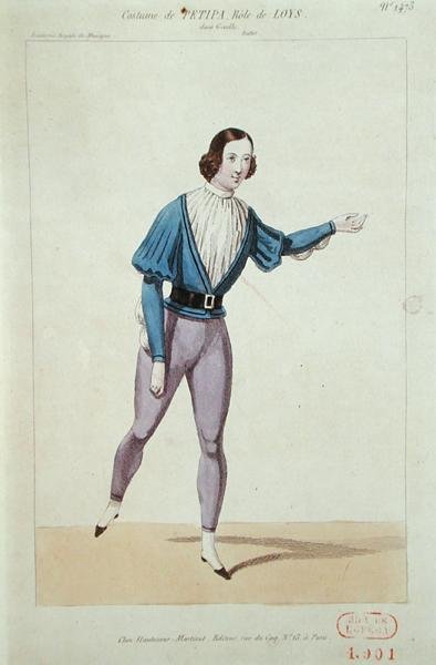 Lucien Petipa (1815-1898) dans le rôle de Loys dans 