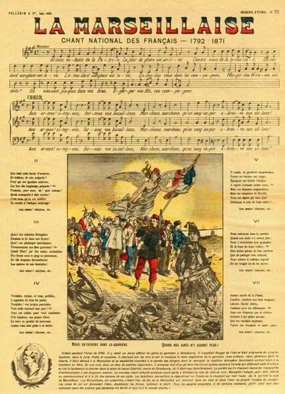 Paroles et musique de la Marseillaise, l