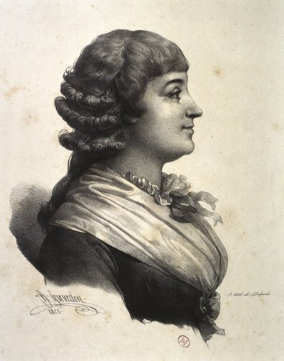 MADAME ROLAND (Marie-Jeanne Roland de la Platière) - French School