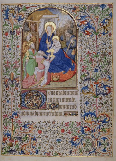 Adoration des mages, Horae française - French School