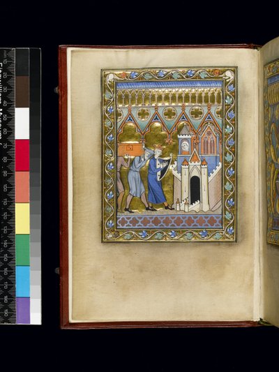 MS 300 f.Iv, folio du Psautier et Heures d