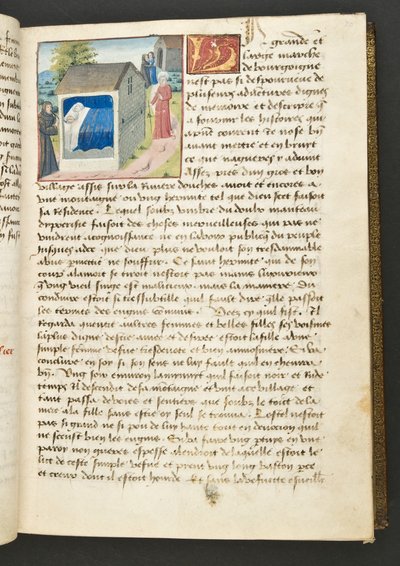 MS Hunter 252 030r Page de Cent Nouvelles Nouvelles, vers 1461-62 - French School