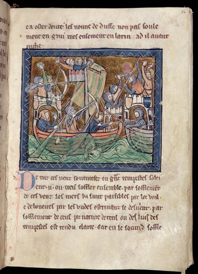 Page de texte avec illumination d