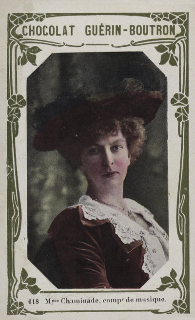 Madame Chaminade, compositeur de musique - French School