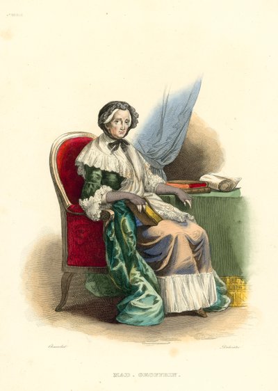 Madame Geoffrin - French School