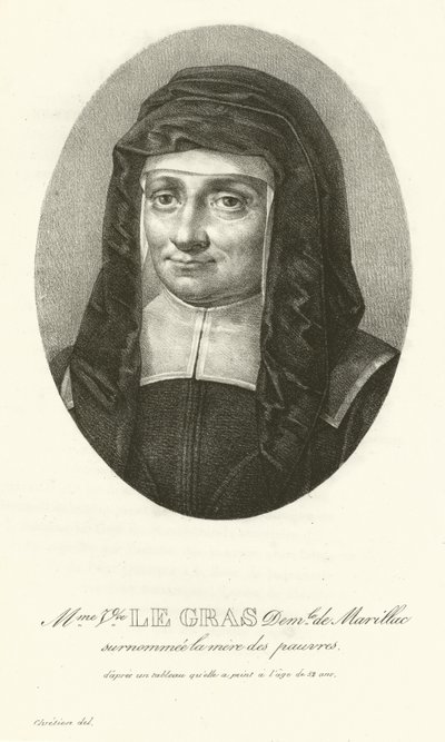 Madame Le Gras, Louise de Marillac - French School