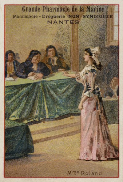 Madame Roland, révolutionnaire française - French School