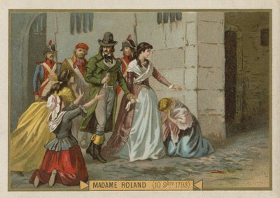 Madame Roland, révolutionnaire française - French School
