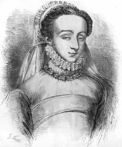 Madame de Sauve (une des femmes utilisées par Catherine de Médicis (Caterina de Medici), pour prendre des notes sur les gens de la cour). Aussi connue sous le nom de Charlotte de Beaune, baronne de Sauve, puis marquise de Noirmoutier, amante d