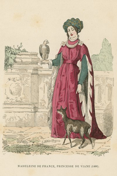 Madeleine de France, princesse de Viana - French School