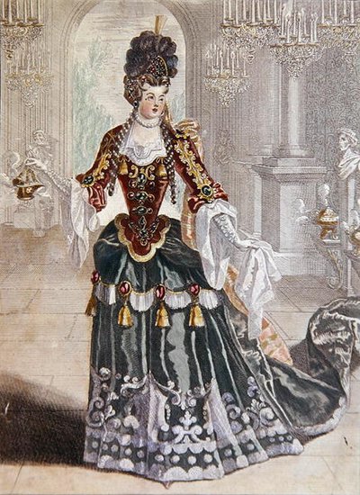 Mademoiselle Desmatins dans le rôle de Psyché dans l