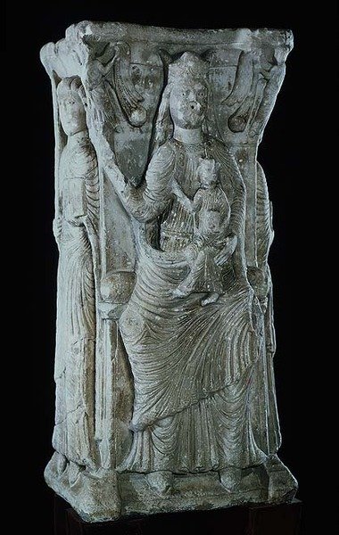 Madone et enfant, relief d