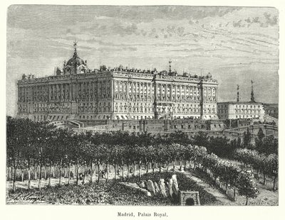 Madrid, Palais Royal - French School