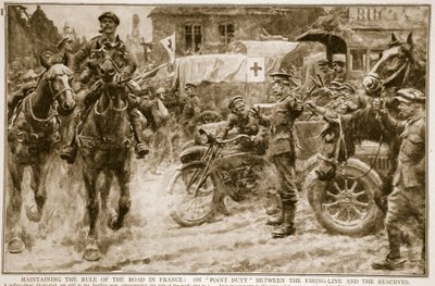 Maintenir la règle de la route en France : en service entre la ligne de feu et les réserves, 1914-19 - French School