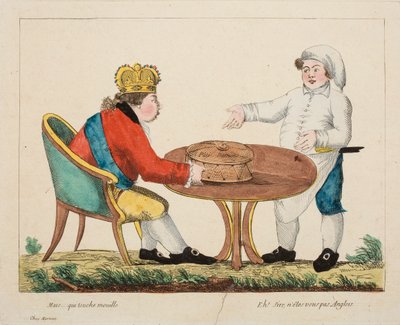 Mais... qui touche mouille, vers 1803-4 - French School