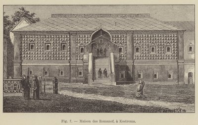 Maison des Romanof, à Kostroma - French School