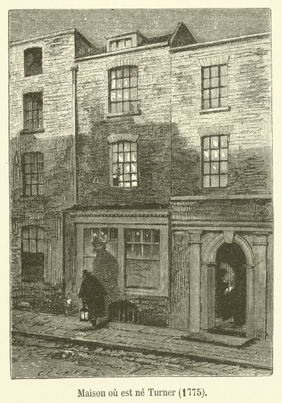 Maison où est né Turner - French School