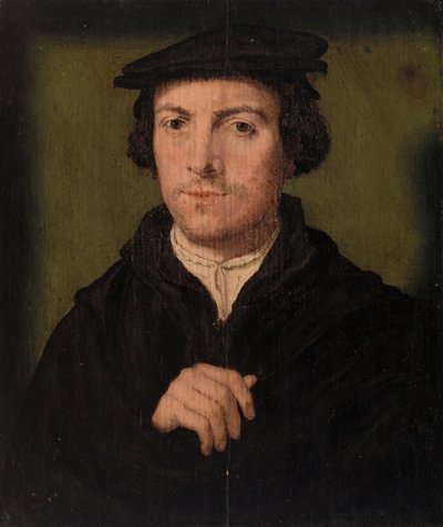 Homme avec un Tam-O-Shanter - French School