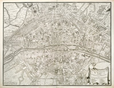 Carte de Paris, de L