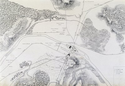 Carte de la ville de Lutèce (aujourd