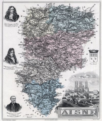 Carte du département de l